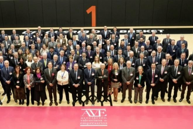 Imagen de la última asamblea de la Asociación Valenciana de Empresarios.