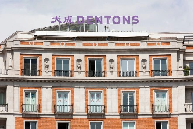 Sede del despacho de abogados Dentons en Madrid.