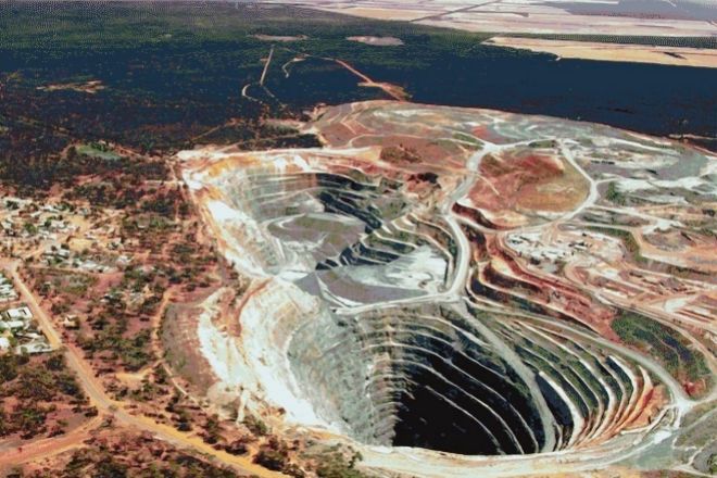 Imagen de una mina de litio
