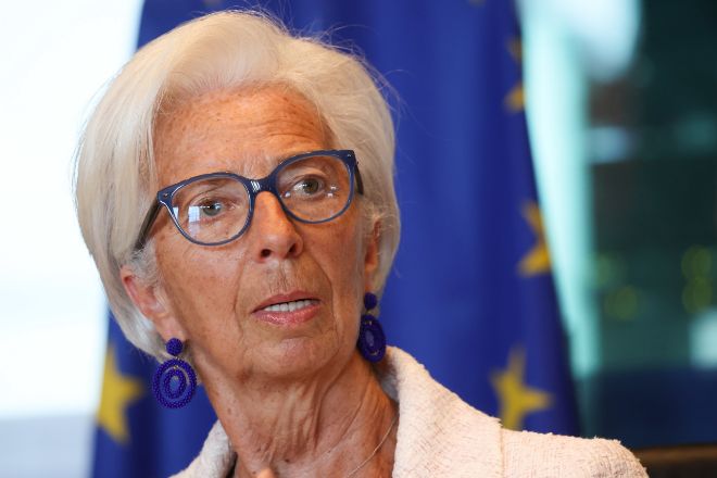 La presidenta del Banco Central Europeo, Christine Lagarde, hoy su comparecencia ante la comisión de Asuntos Económicos y Monetarios del Parlamento Europeo.