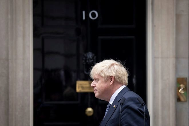 El exprimer ministro británico Boris Johnson.