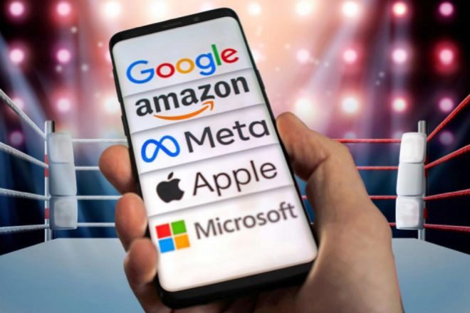 Las 6 nuevas batallas entre Apple, Google, Meta, Amazon y Microsoft