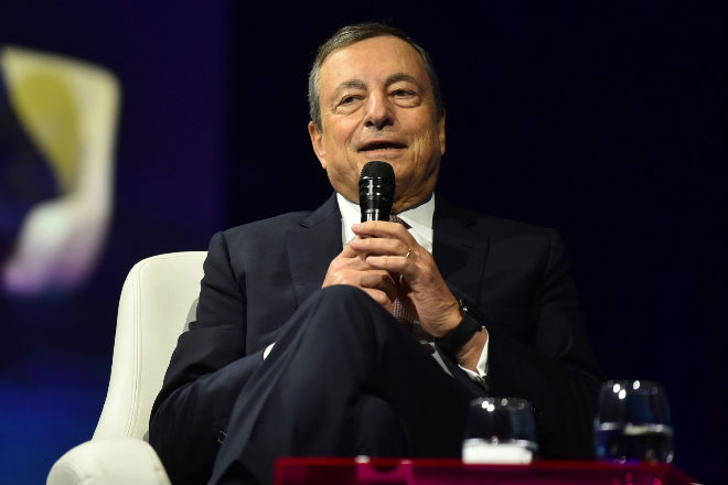 Mario Draghi,  expresidente del BCE.