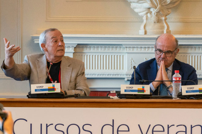 Guindos: «España sufre más que la UE con las crisis»