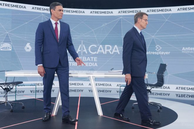 Feijóo noquea a Sánchez