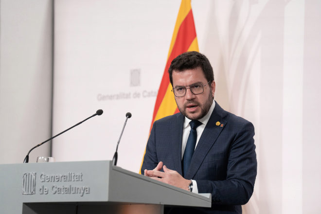 Aragonès urge a Sánchez a avanzar: referéndum y pacto fiscal bilateral