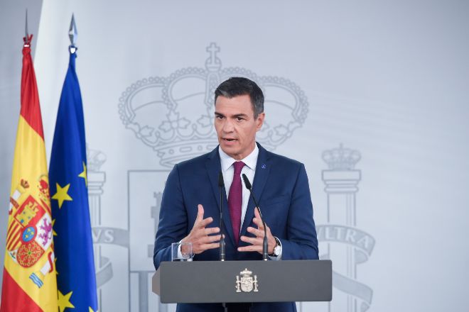 El presidente del Gobierno en funciones Pedro Sánchez.