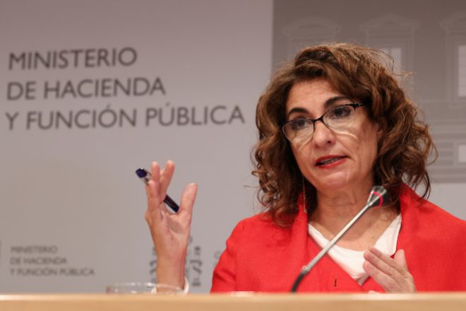 La ministra de Hacienda en funciones, María Jesús Montero.