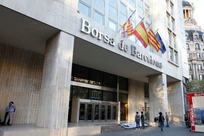 Edificio de la Bolsa de Barcelona, situado en el número 19 del Passeig de Gràcia.