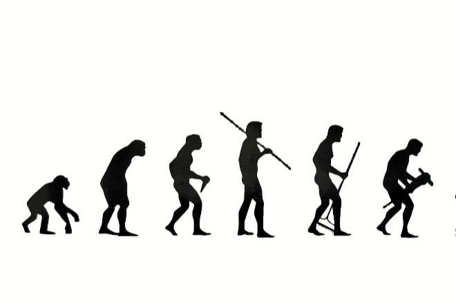 Evolución del hombre desde el homo sapiens.