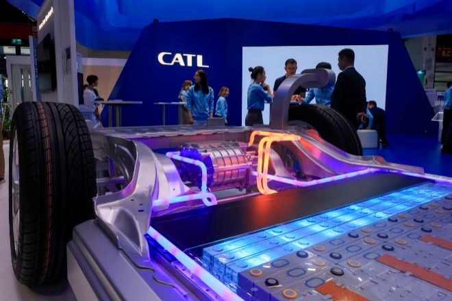 La empresa china CATL es el líder mundial en la fabricación de baterías.