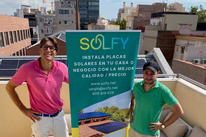 Sergio Balcells y Sergi Sans, fundadores de Solfy.