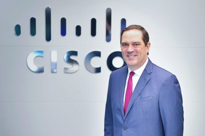 Chuck Robbins, CEO de Cisco Foto: JMCadenas