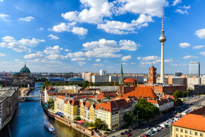 Vista panorámica de Berlín, en Alemania.