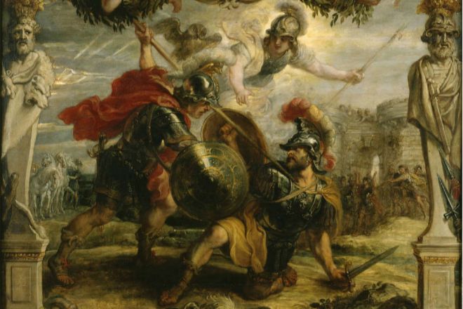 Aquiles derrotando a Héctor (Rubens, 1635)