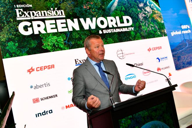 Eelco van der Enden durante la clausura de la primera jornada de Green World, foro que organiza EXPANSIÓN.