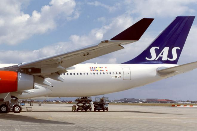 Avión de la aerolínea SAS