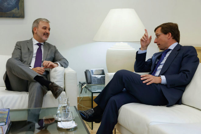 Almeida y Collboni reconstruyen lazos entre Madrid y Barcelona tras la era Colau