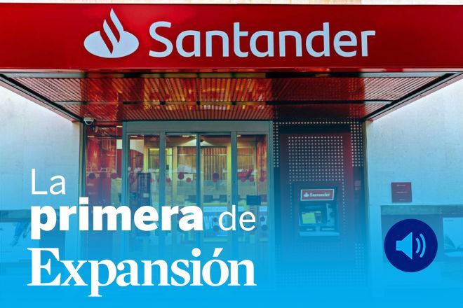 La Primera de Expansión sobre los resultados récord de Banco Santander, Impuesto de Sociedades, Mapfre, CaixaBank, Telefónica y JPMorgan