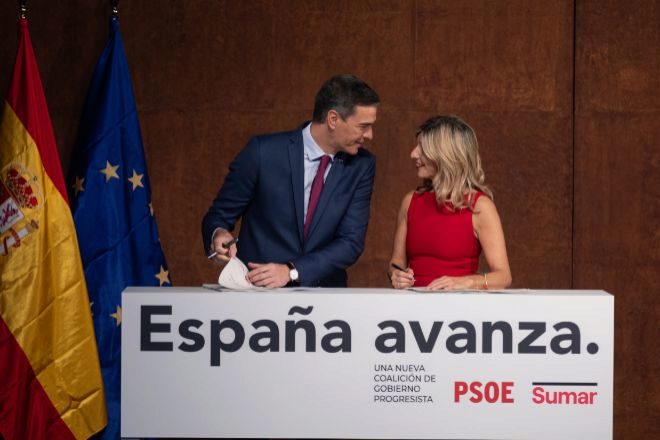 Banca y constructoras, foco del nuevo castigo fiscal societario que preparan PSOE y Sumar