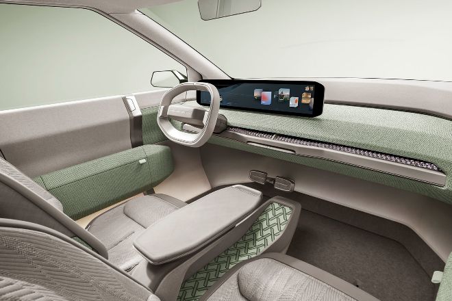 Interior del Kia Concept EV3.