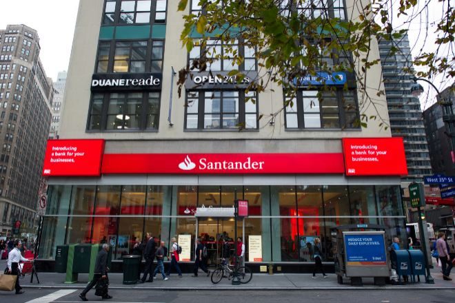Oficina de Santander Bank en Nueva York.
