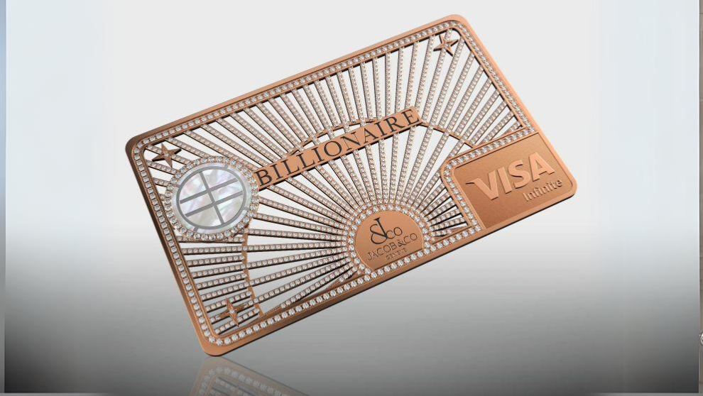 La Visa más exclusiva del mundo, con diamantes incrustados