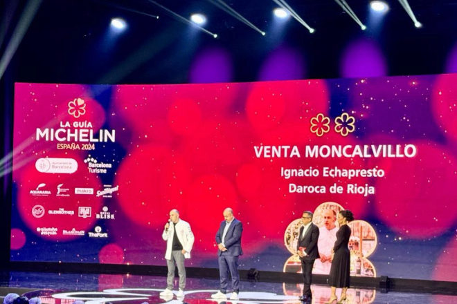 Los hermanos Carlos e Ignacio Echapresto, dos estrella Michelin para su Venta Moncalvillo.