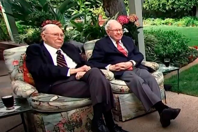 Charlie Munger y Warren Buffett.