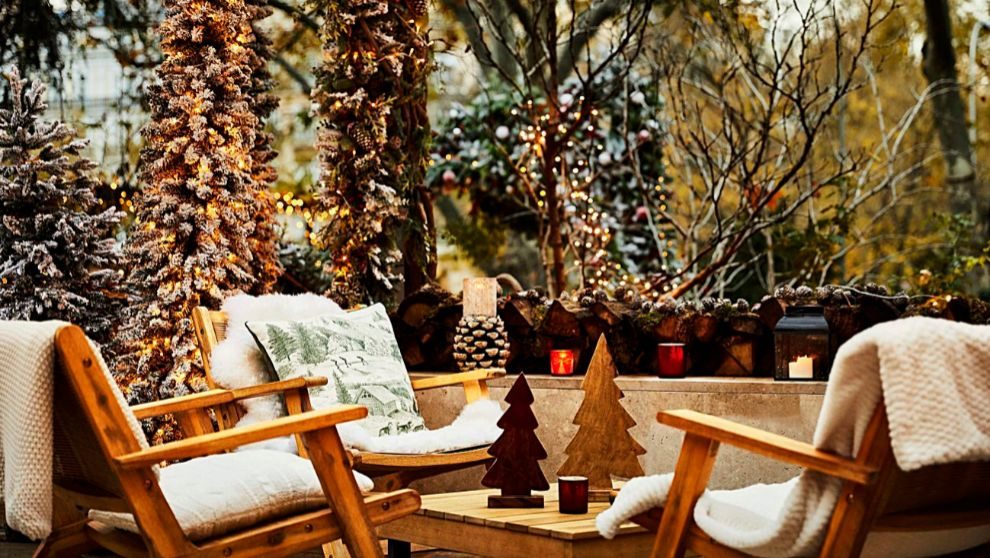 Ambiente de Navidad en el Rosewood Villa Magna (Madrid).