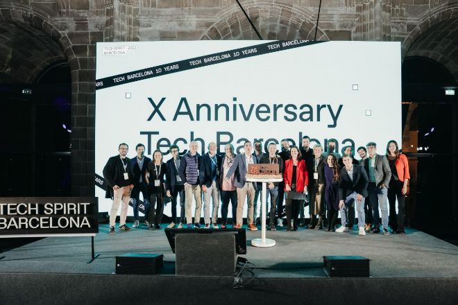 Celebración del décimo aniversario del Tech Barcelona.