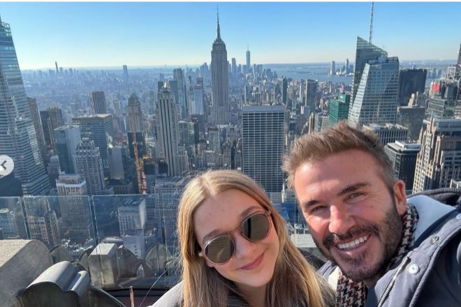 David Beckham y su hija han compartido en redes sociales imágenes de sus vacaciones en Nueva York.