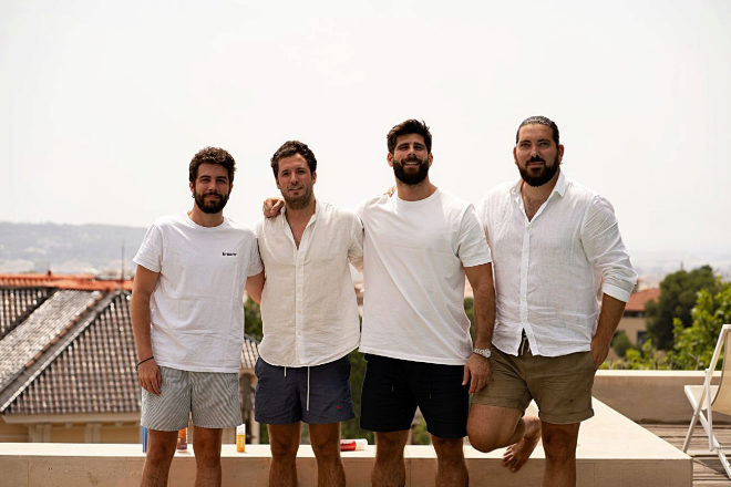 Los socios fundadores: Alex Rodés, Borja Blasco, Jordi Martínez y  Joan Faura