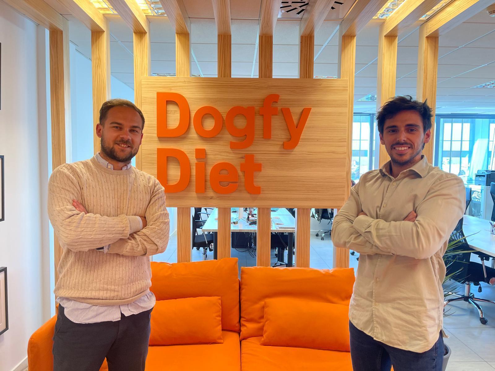 Sergi Font (izquierda) y Gonzalo Noy, cofundadores de Dogfy Diet.