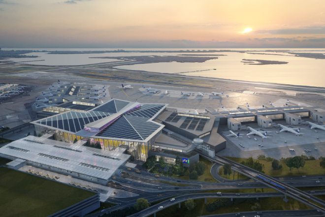 La New Terminal One del Aeropuerto John Fitzgerald Kennedy de Nueva York.