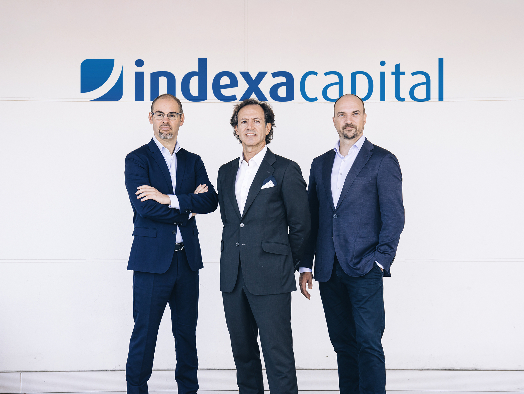 Unai Ansejo, Ramón Blanco y François Derbaix, fundadores de Indexa Capital.
