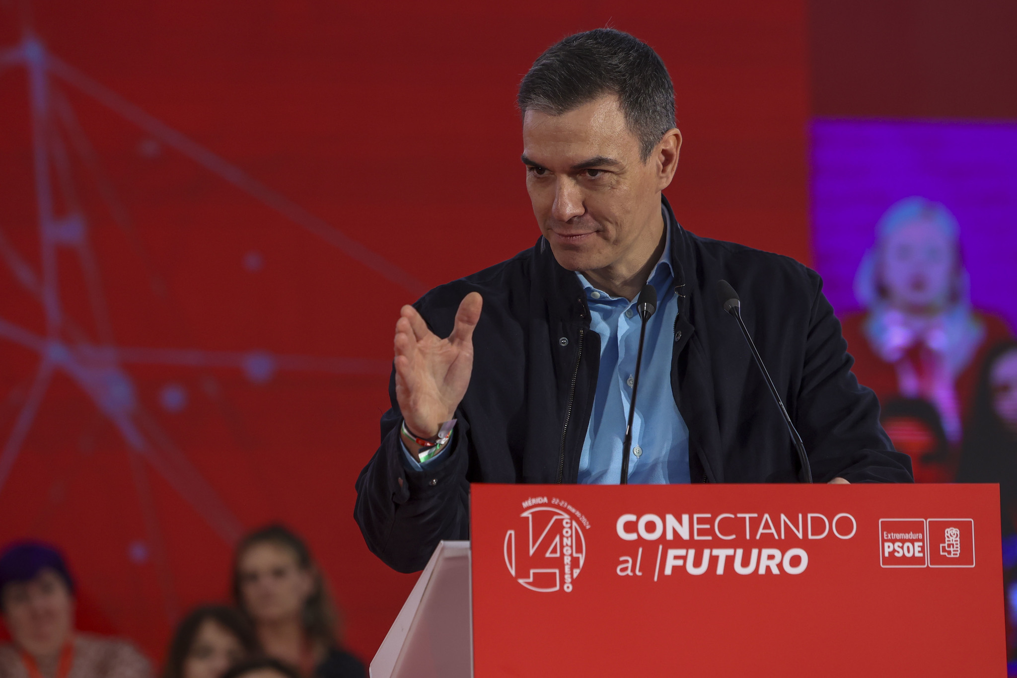 Pedro Sánchez presume de que «España va rompiendo todos los récords de empleo» frente a la «toxicidad» del PP