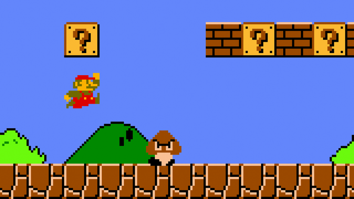 Fotograma del 'Super Mario Bros' de Nintendo.