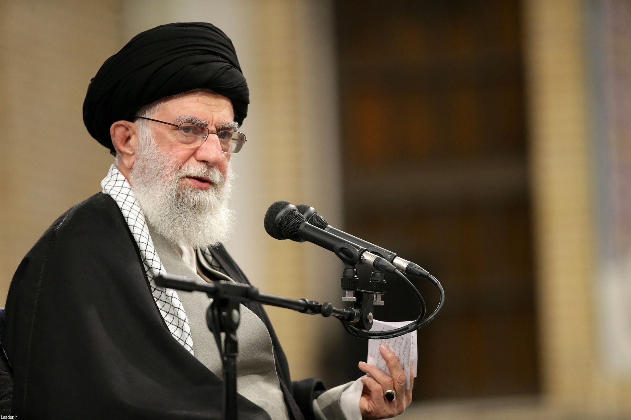 El lder supremo de Irn, el ayatol Ali Jamenei, en Tehern.