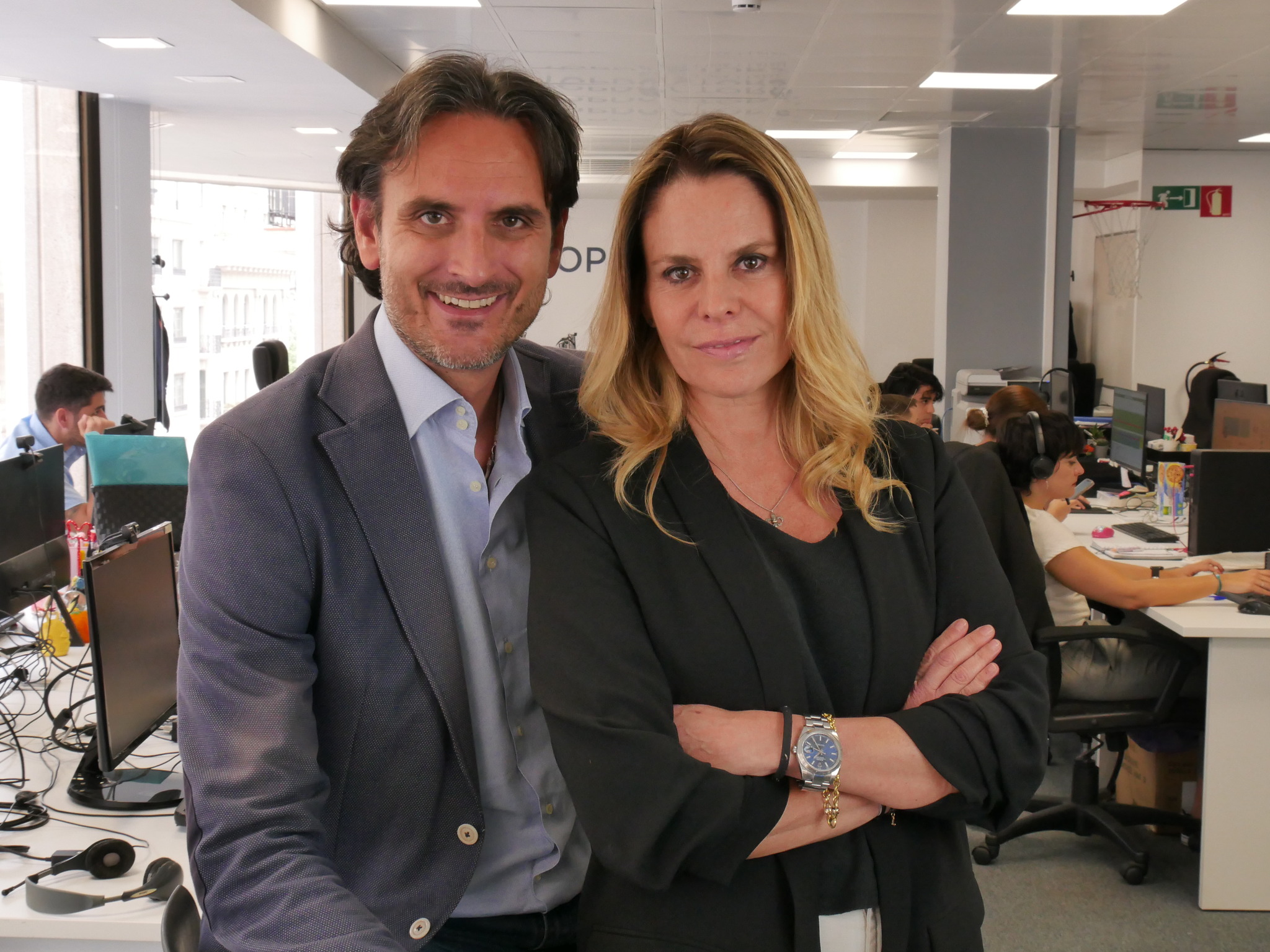 Alberto E. Porciani y Lorena Bassas, cofundadores de Top Doctors.