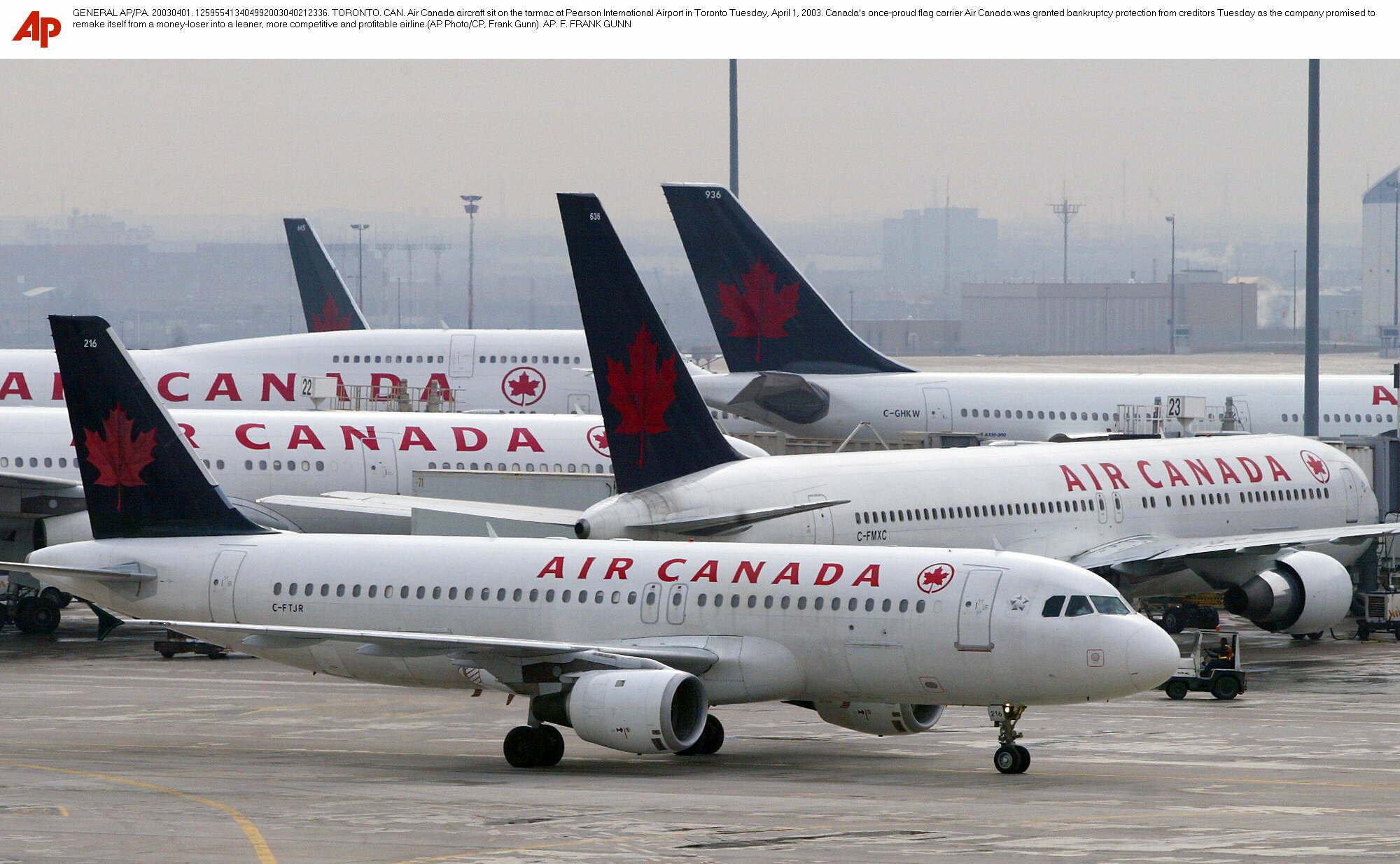 Aviones Air Canada.