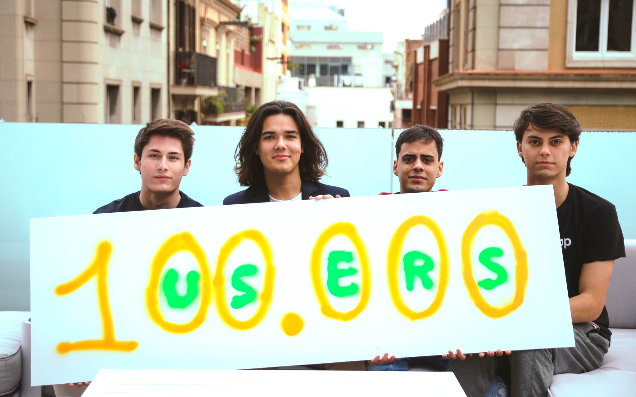 Alex Vil, lvaro Pintado, Albert Onetti y Alexander Baikalov, cofundadores de Hello.app.