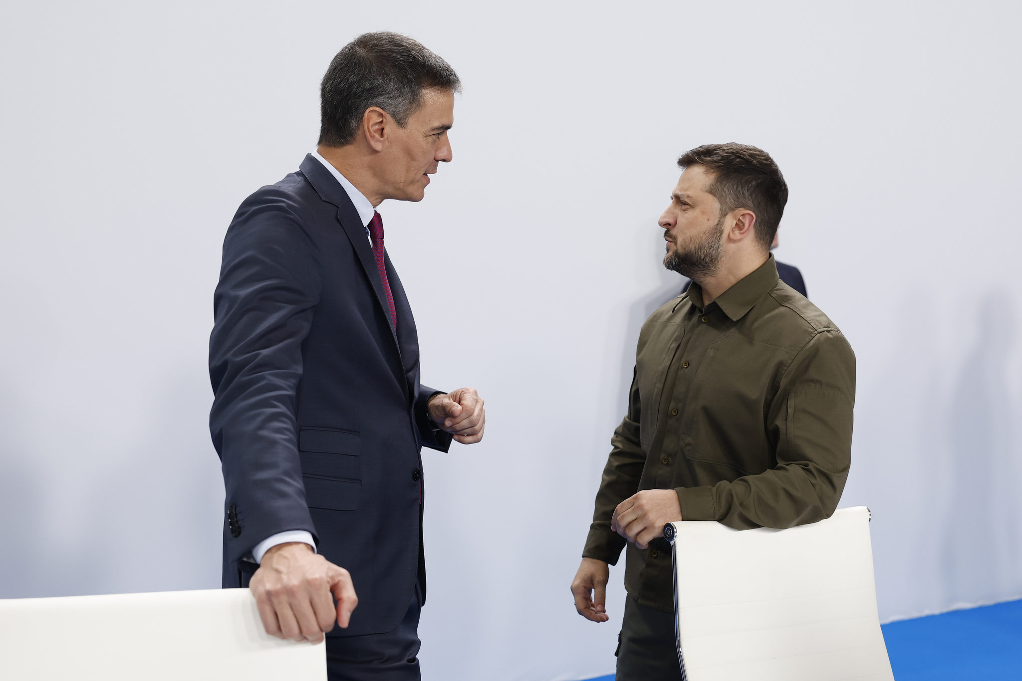 Zelenski, en Madrid