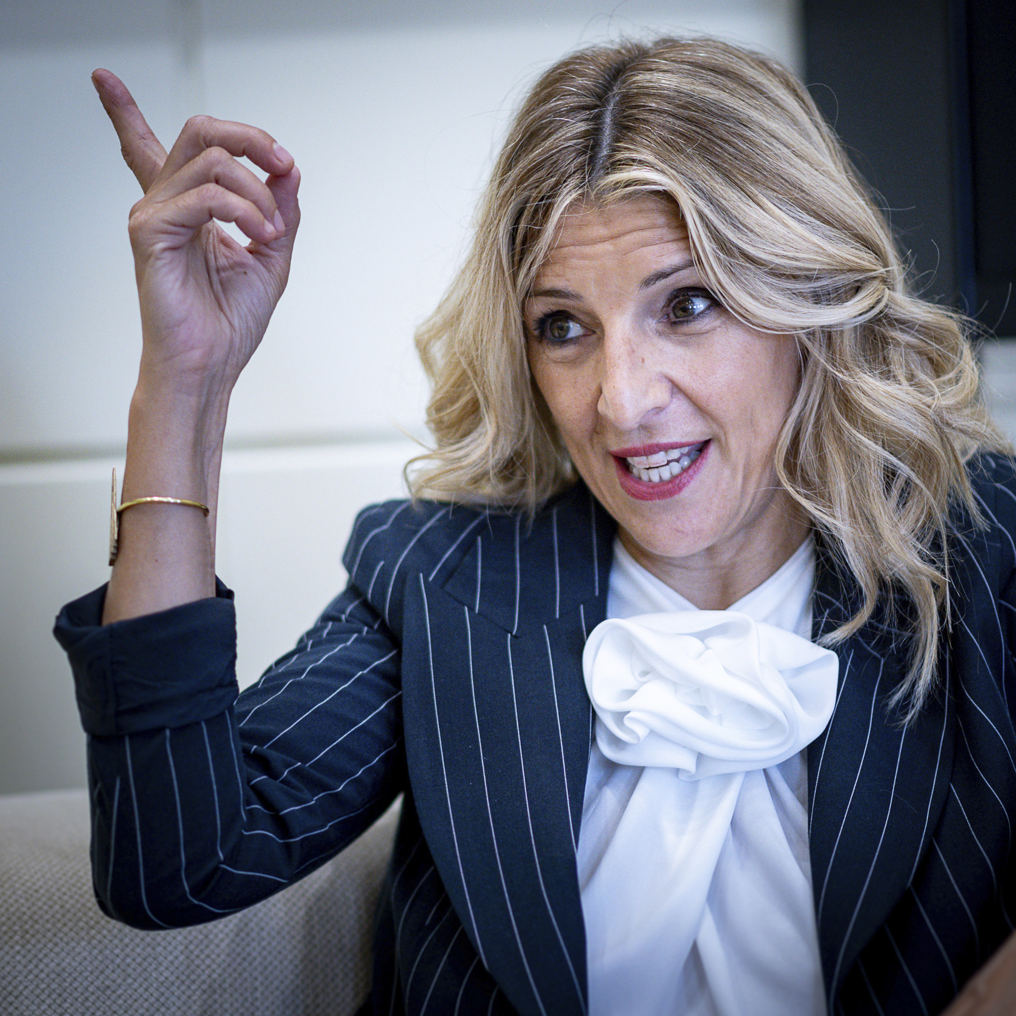 Yolanda Díaz: «Fijaremos por ley que el SMI sea el 60% del salario medio en España»