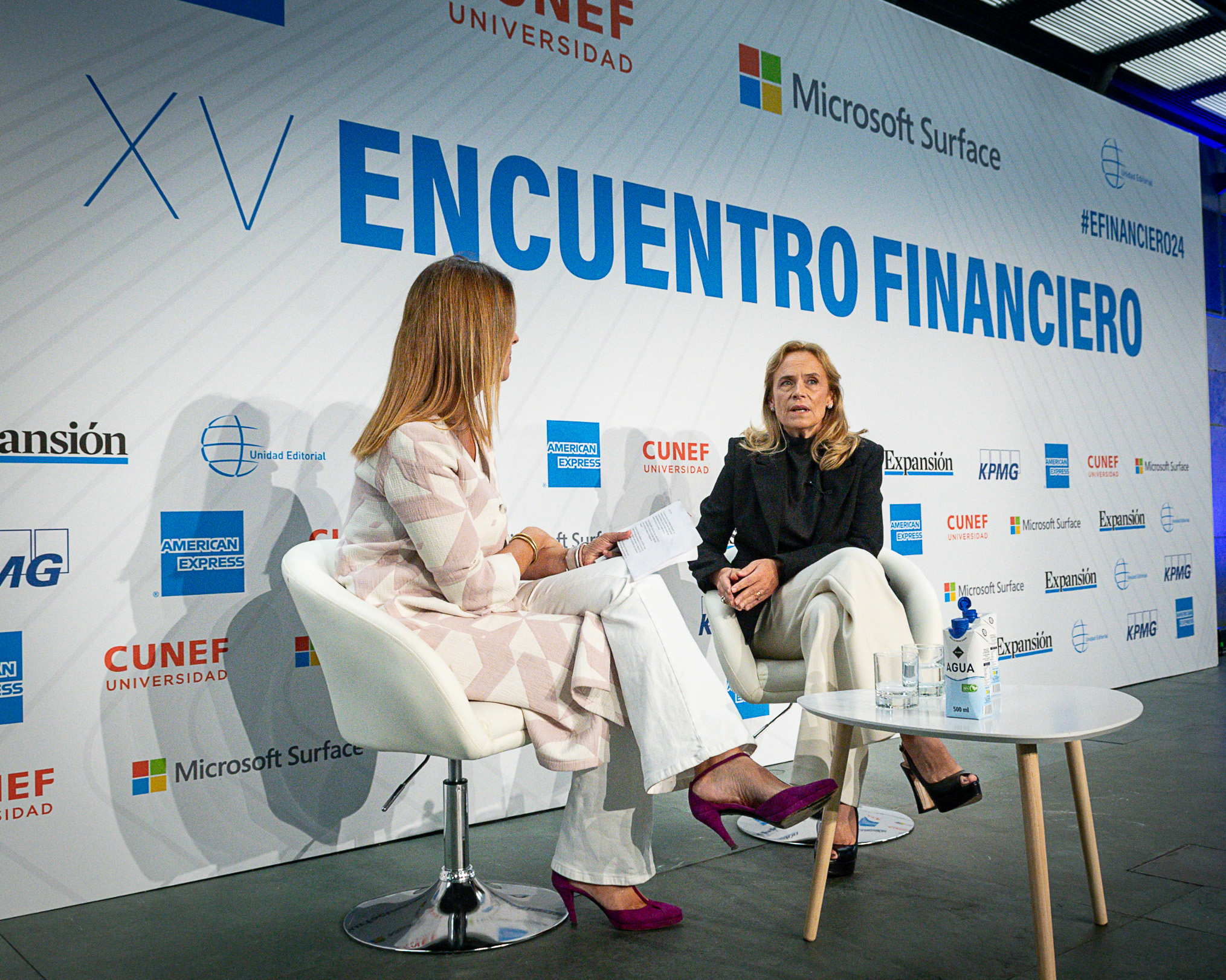 Clara Ruiz de Gauna, redactora jefa de EXPANSIÓN, entrevista a Gloria Ortiz, consejera delegada de Bankinter.