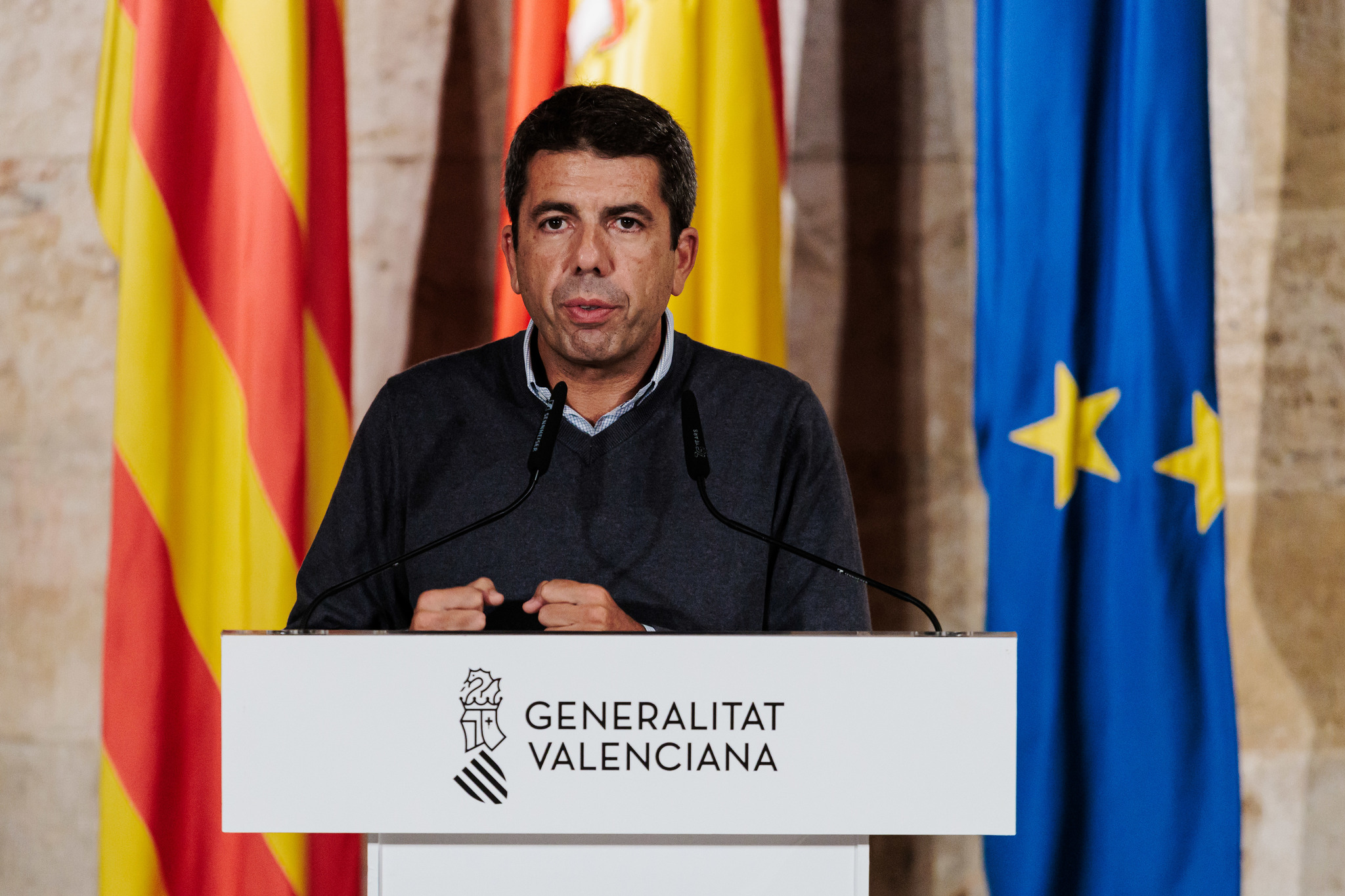 Mazón comió con una periodista el día de la DANA y llegó dos horas tarde a la reunión clave en el Palau