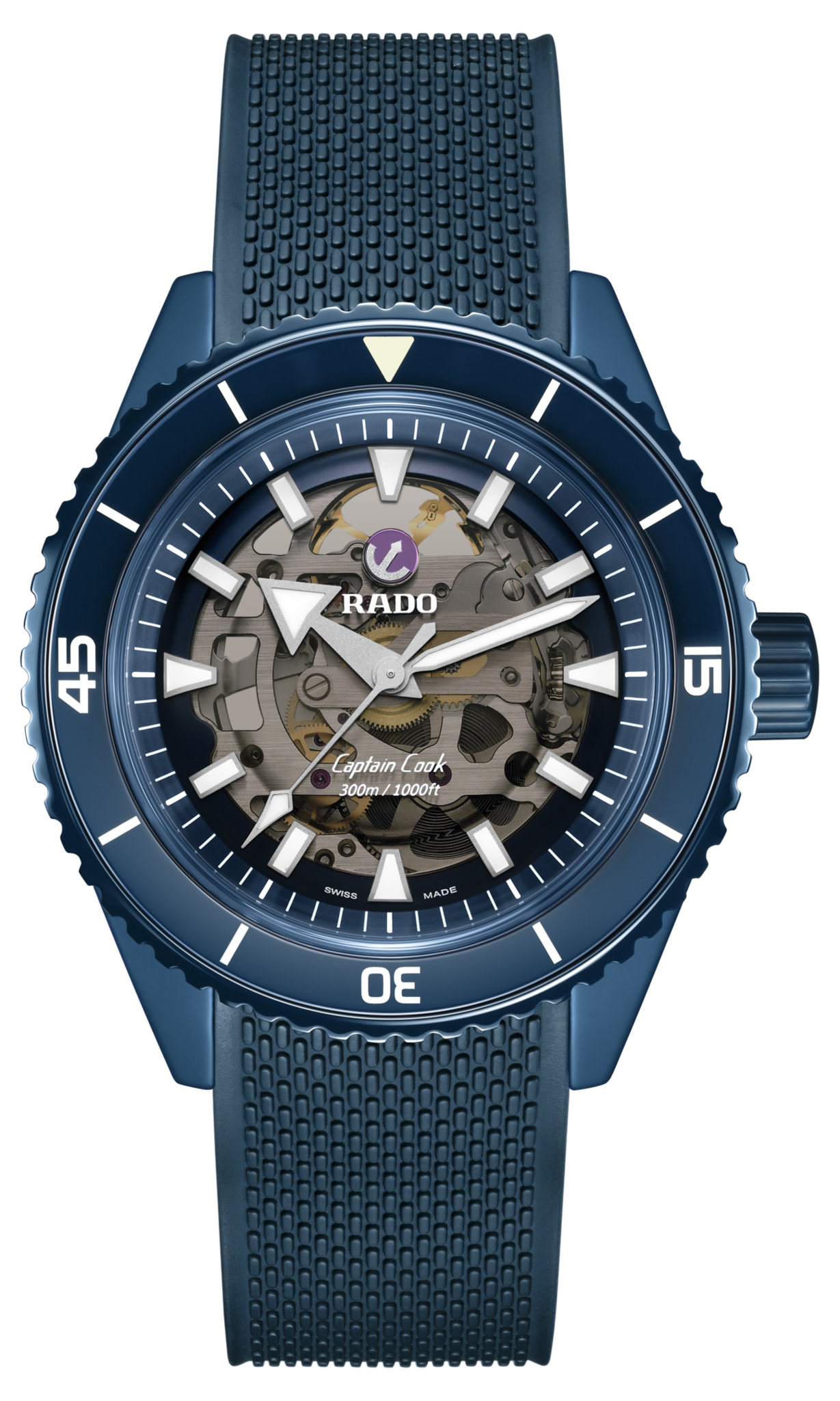 Reloj de Captain Cook High-Tech Ceramic Skeleton de Rado. 4.850 euros ...