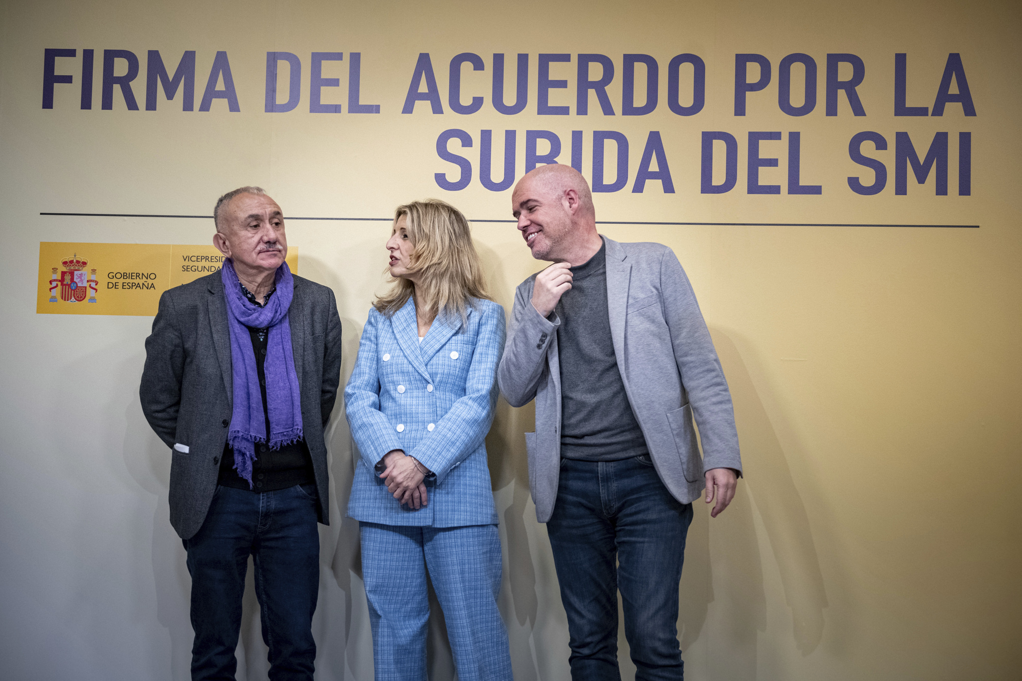 Gobierno y sindicatos firman hoy la subida del salario mínimo a 1.184 euros desde el 1 de enero