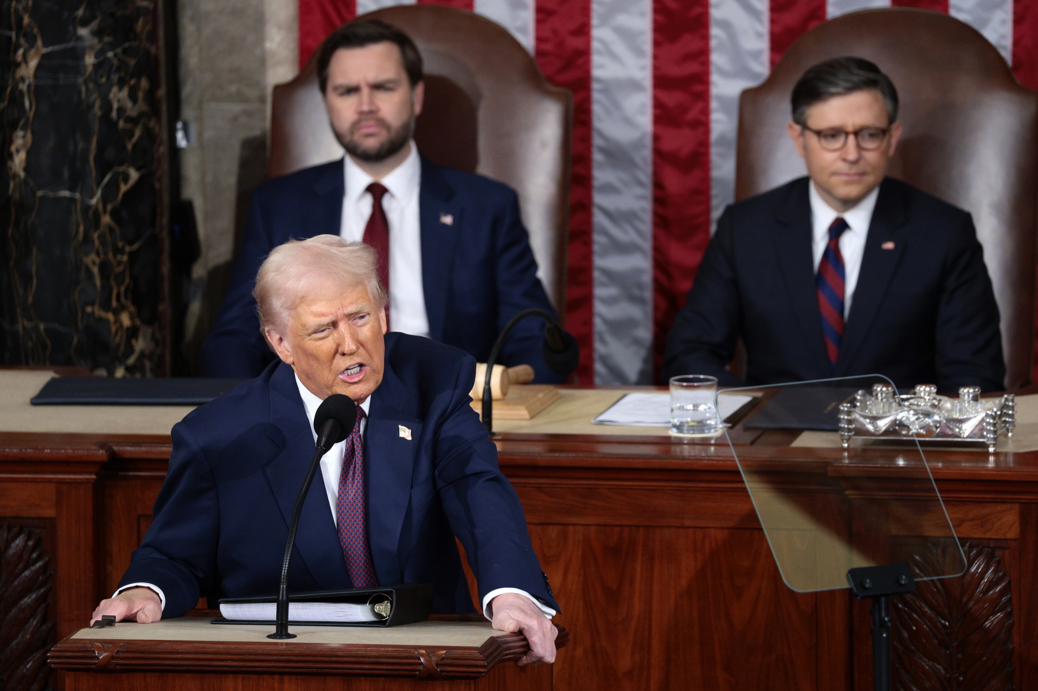 Trump sobre la guerra comercial y el proteccionismo de EEUU: «No vamos a dar marcha atrás»