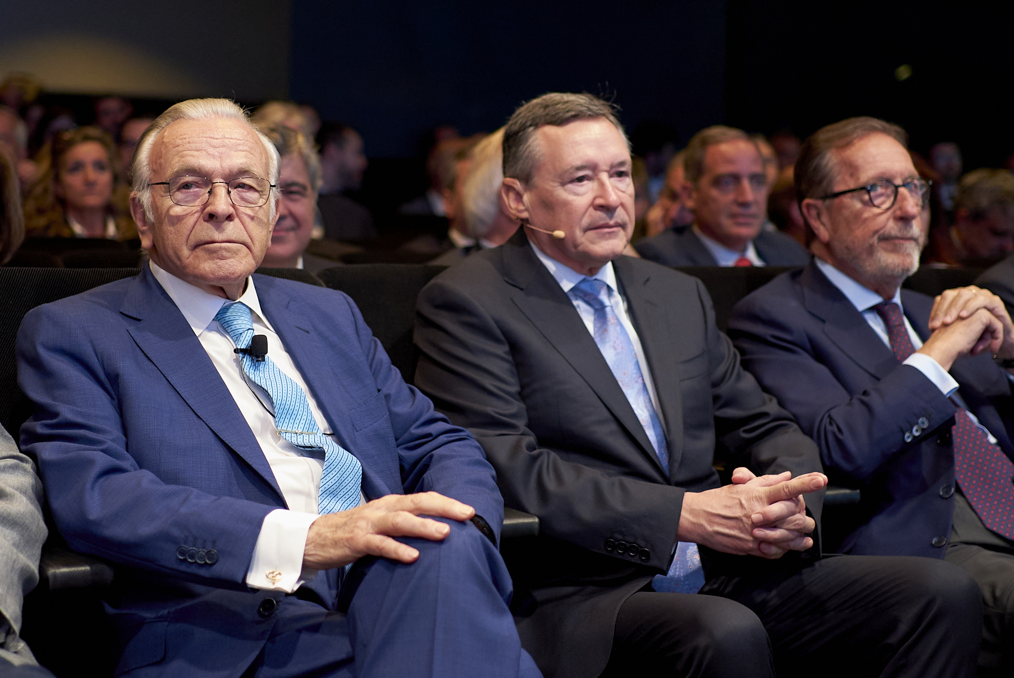 Isidro Fainé (izquierda), presidente de CriteriaCaixa y Ángel Simón, CEO.